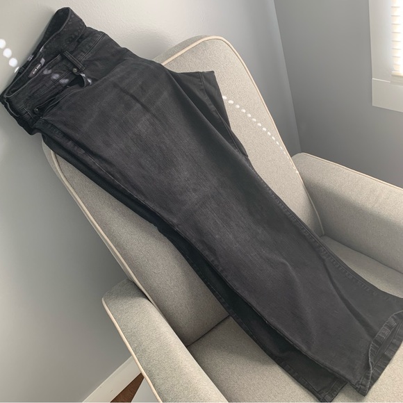 TORRID SLIM BOOT JEANS PREMIUM STRETCH WASHED BLACK MID RISE Denim Plus - Picture 2 of 8